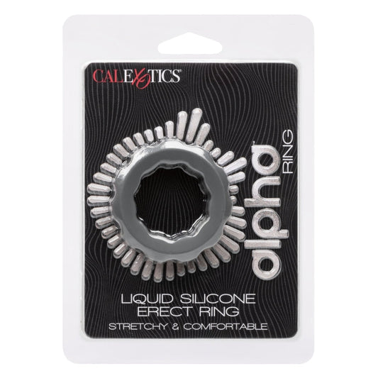 ALPHA LIQUID SILICONE ERECT RING - GRAY