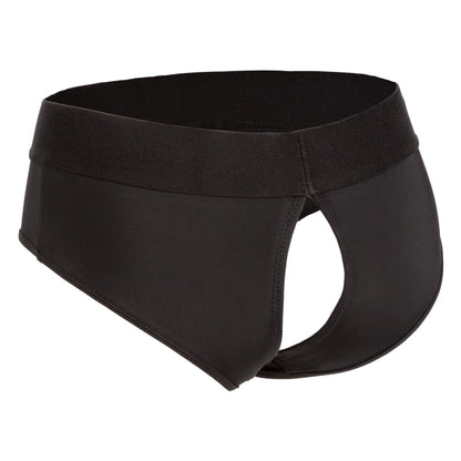 HER ROYAL HARNESS BACKLESS BRIEF S/M - BLACK