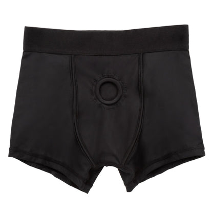 HER ROYAL HARNESS BOXER BRIEF L/XL - BLACK