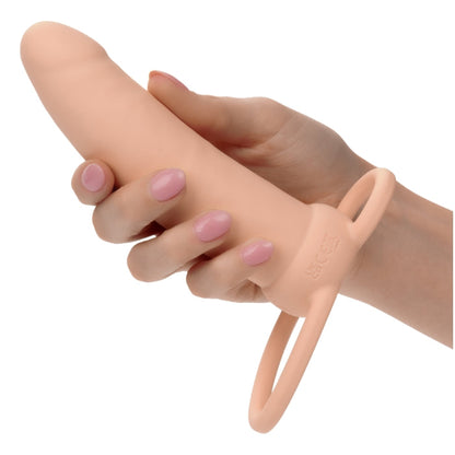PERFORMANCE MAXX RECHARGEABLE THICK DUAL PENETRATOR - IVORY