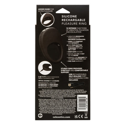 SILICONE RCHRGBL PLEASURE RING