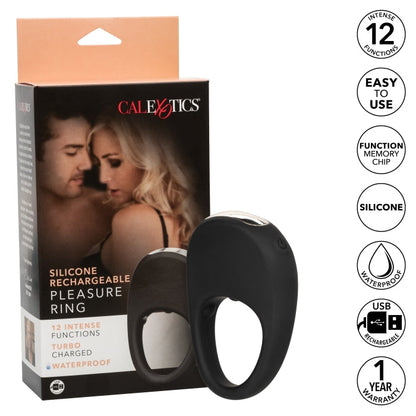 SILICONE RCHRGBL PLEASURE RING