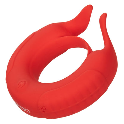 SILICONE RECHARGEABLE TAURUS ENHANCER - RED