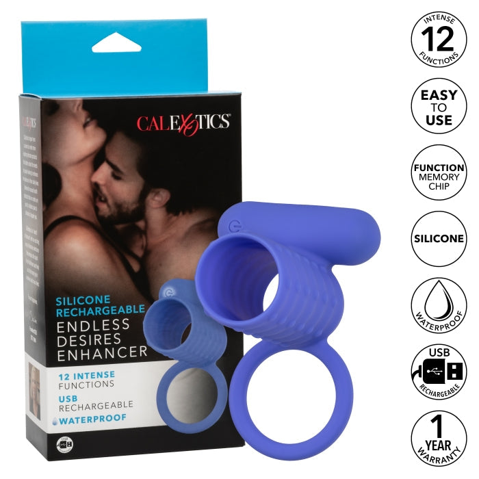 SILICONE RCHRGBL ENDLESS DESIRES ENHANCER
