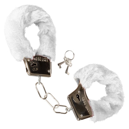 PLAYFUL FURRY CUFFS - WHITE