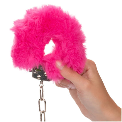 ULTRA FLUFFY FURRY CUFFS - PINK