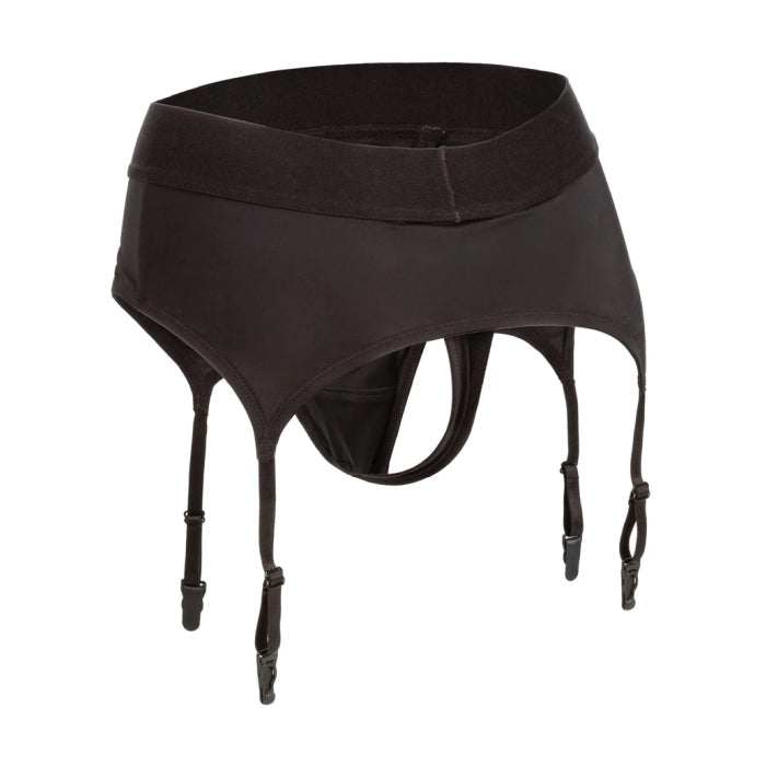 BOUNDLESS THONG W/ GARTER - L/XL
