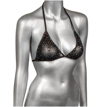 BIKINI TOP BLACK RADIANCE TRIANGLE