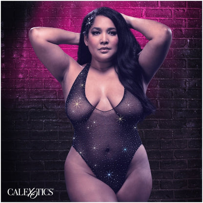 RADIANCE - PLUS SIZE DEEP V BODY SUIT