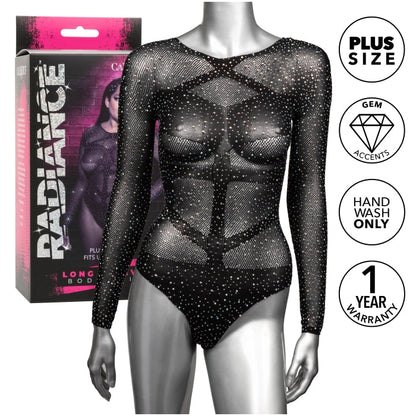RADIANCE - PLUS SIZE LONG SLEEVE BODY SUIT