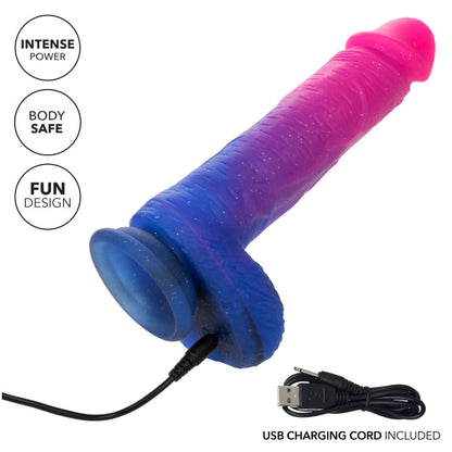 NAUGHTY BITS OMBRE HOMBRE XL VIBE DILDO