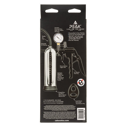 PEAK MAGNIFIED GAUGED PUMP SYSTEM - BLACK
