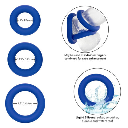 ADMIRAL UNIVERSAL COCK RING SET 1.5"