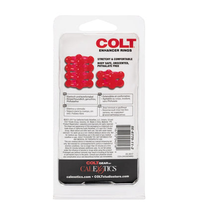 COLT ENHACER RINGS 2SET RED .75"