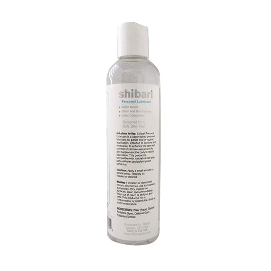 SHIBARI PERSONAL WATERBASED LUBE 8OZ