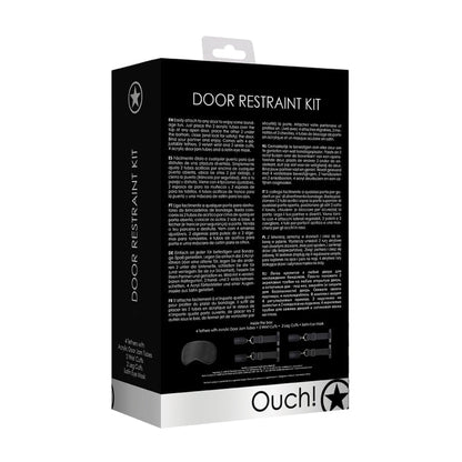 DOOR RESTRAINT SET - BLACK