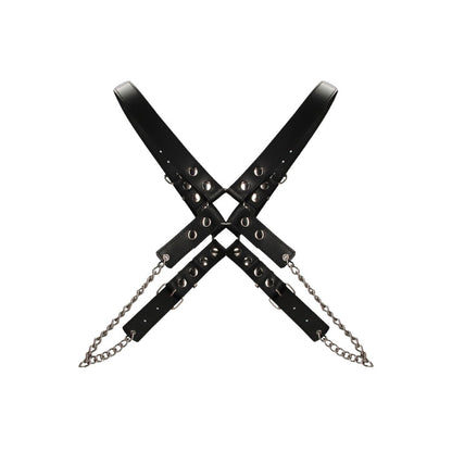 MEN'S CHAIN HARNESS - ONE SIZE - BLACK