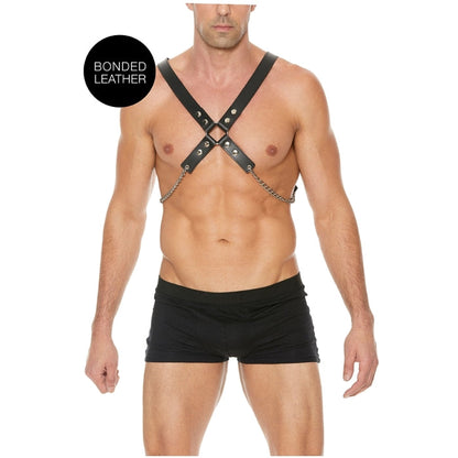 MEN'S CHAIN HARNESS - ONE SIZE - BLACK