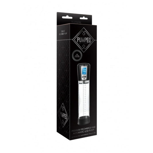 PREMIUM RECHARGEABLE AUTOMATIC LCD PUMP - TRANSPARENT