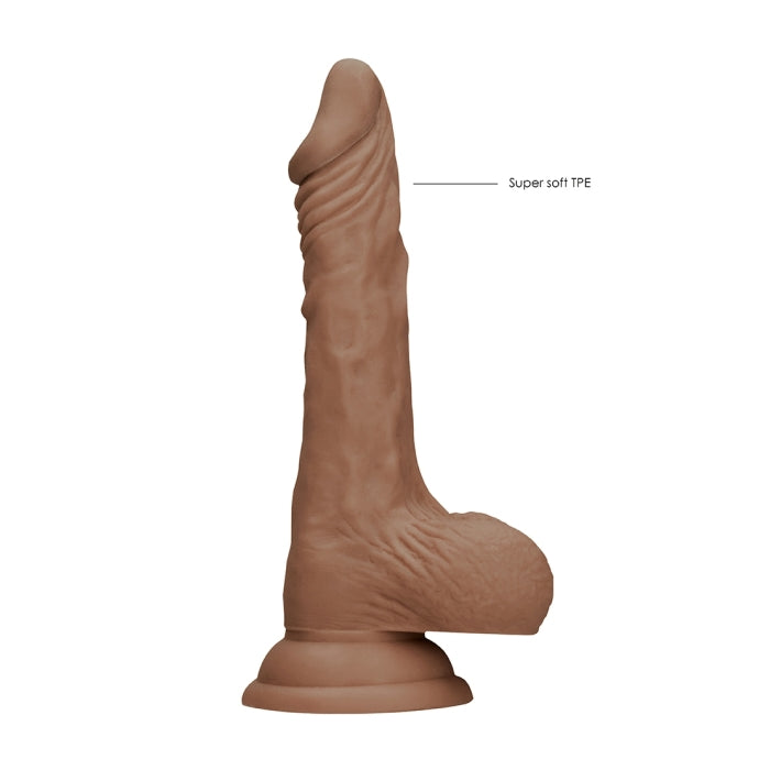 DONG WITH TESTICLES 7IN / 17 CM - TAN