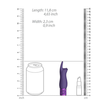 ELEGANCE - RECHARGEABLE SILICONE BULLET - PURPLE