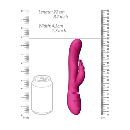 MAY - DUAL PULSEWAVE & VIBRATING CSPOT GSPOT RBT - PNK