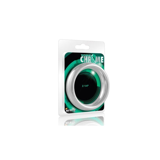 WIDE CHROME DONUT COCK RING - 2.25 (SI-95027)