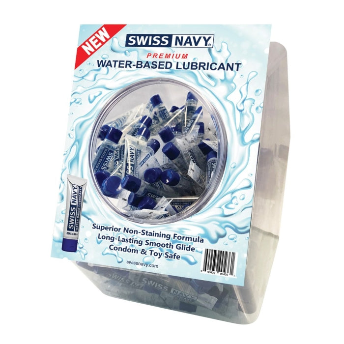 SWISS NAVY WATER BASED 10ML - 100CT FISHBOWL