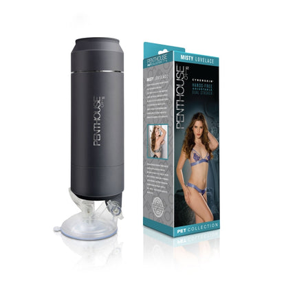 CYBERSKIN PENTHOUSE HAND-FREE DUAL STROKER MISTY LOVELACE