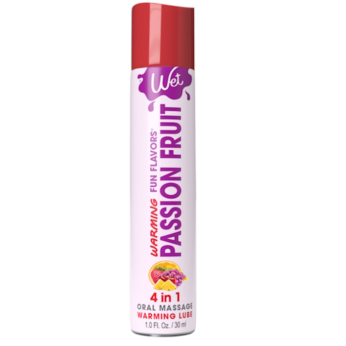 WARMING LUBE 1OZ PASSION FRUIT 4-IN-1 FUN FLAVORS