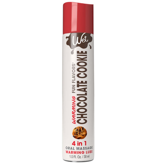 WARMING LUBE 1OZ CHOCOLATE COOKIE 4-IN-1 FUN FLAVORS
