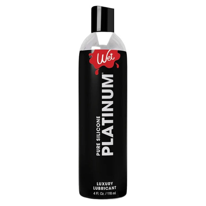 LUBE PURE SILICONE 4OZ PLATINUM WET
