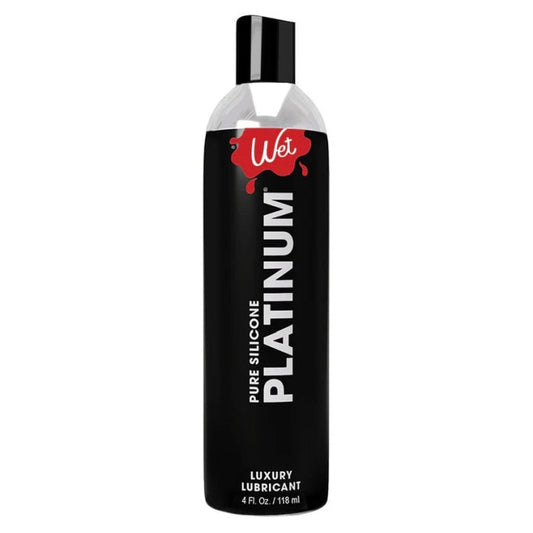 LUBE PURE SILICONE 4OZ PLATINUM WET