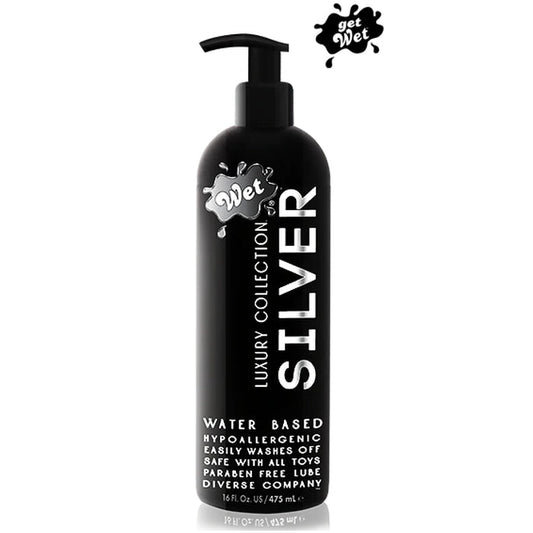 WET SILVER WATER BASED 16OZ