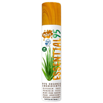 WET ESSENTIAL95 95% ORGANIC ALOE BASED LUBE 1OZ