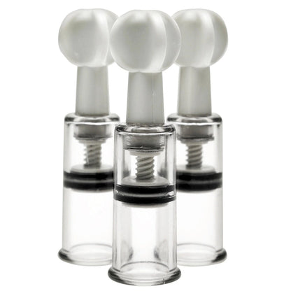 MAX TWIST CLIT AND NIPPLE TRIPLE SUCKER SET - CLEAR