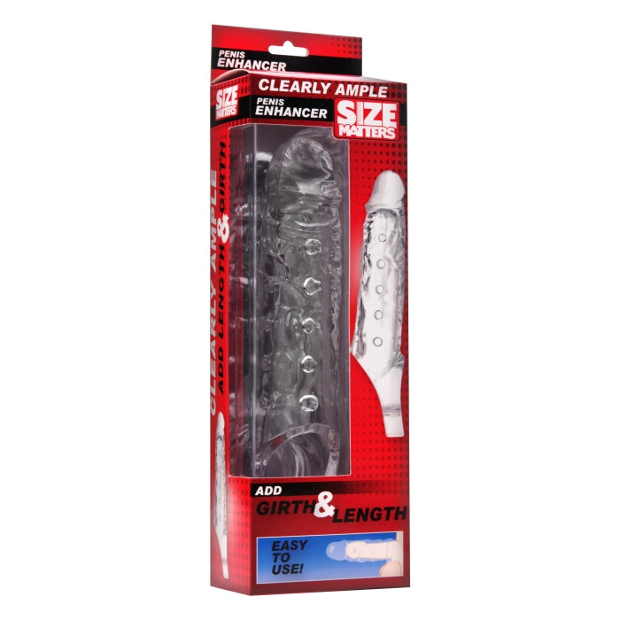 CLEARLY AMPLE PENIS ENHANCER SHEATH