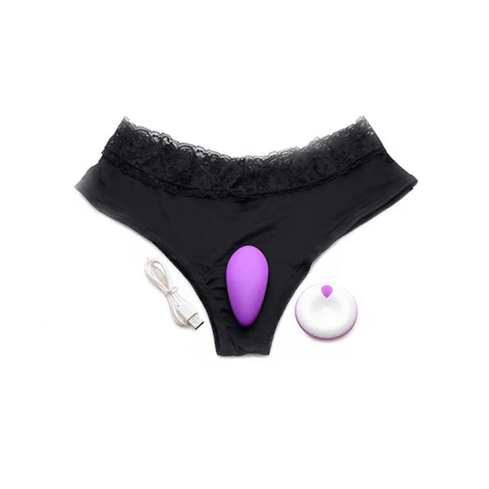 VIBE PANTY W/ REMOTE CONTROL PURPLE NAUGHTY KNIC