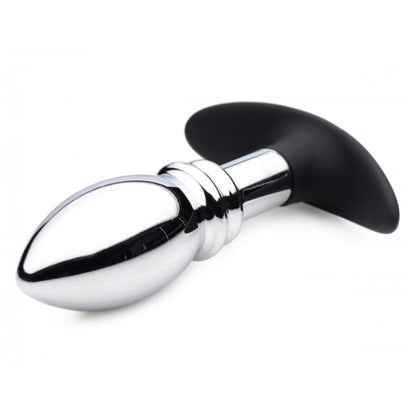 DARK STOPPER METAL & SILICONE ANAL PLUG