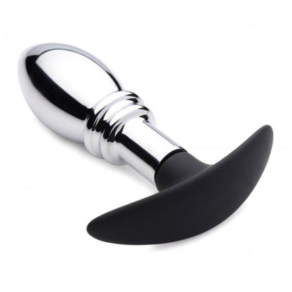 DARK STOPPER METAL & SILICONE ANAL PLUG