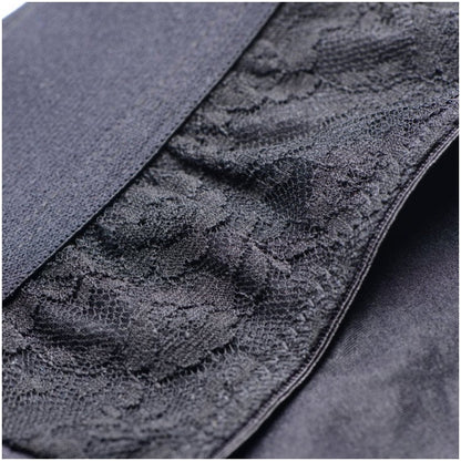 SU LACE ENVY PEGGING SET - BLACK/BLACK
