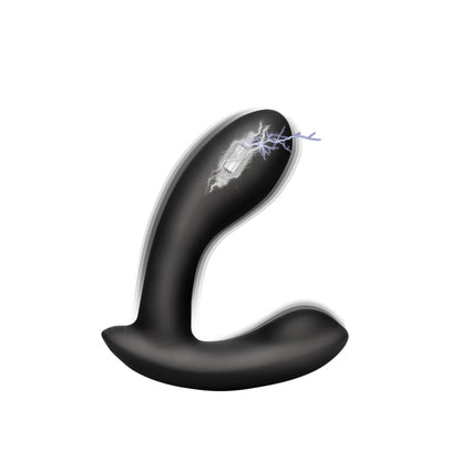 VIBRATING & E-STIM PROSTATE MASSAGER W/REMOTE