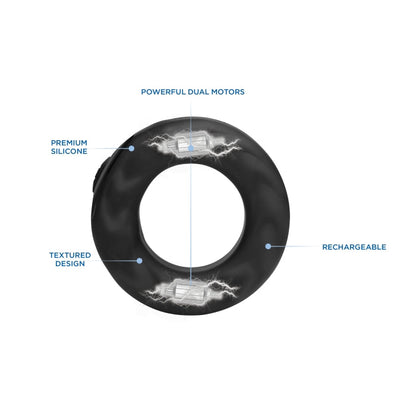 E-STIM PRO SILICONE COCK RING VIVE W/ REMOTE 38MM