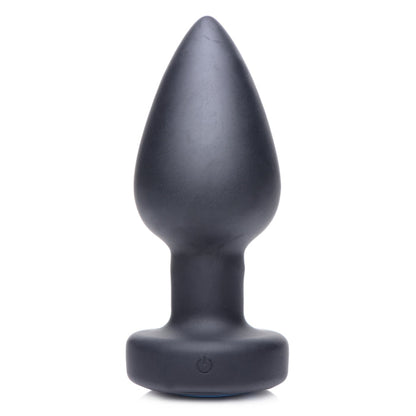 E-STIM PRO SILICONE VIBRATING ANAL PLUG W/ REMOTE