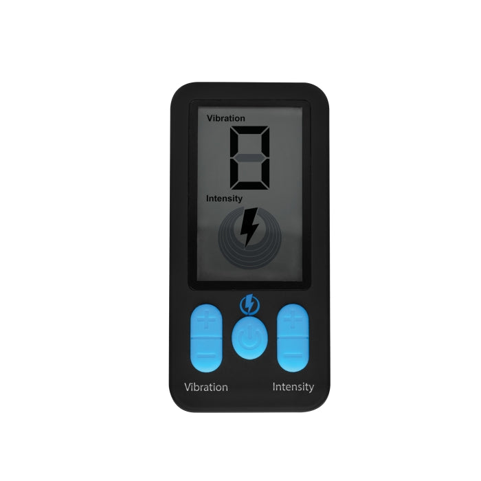 E-STIM PRO SILICONE VIBRATING ANAL PLUG W/ REMOTE
