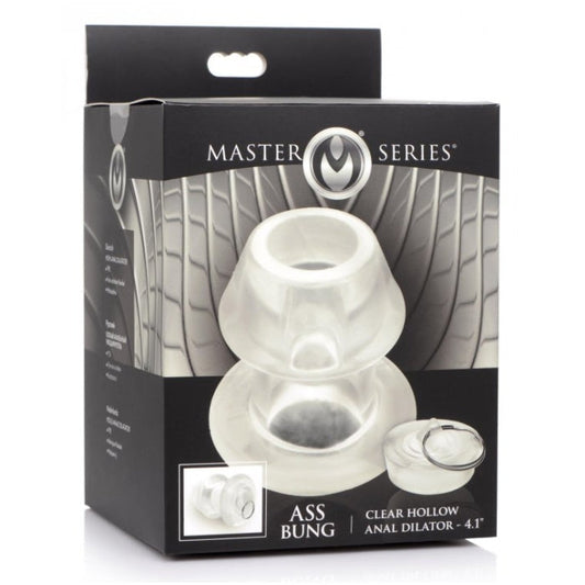 MS ASS BUNG CLEAR HOLLOW ANAL DILATOR 4.1" - XL