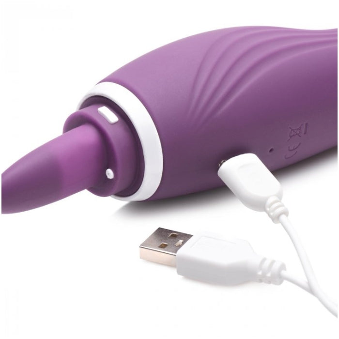 SH LICKGASM 8X LICKING & SUCKING VIBRATOR 9.5"