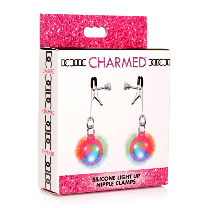 CH SILICONE LIGHT UP NIPPLE CLAMPS