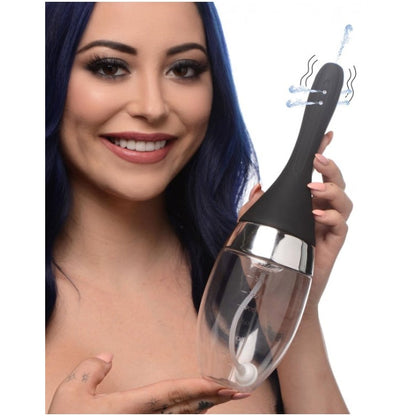 CS AUTO - VIBRATING ENEMA BULB - BLACK