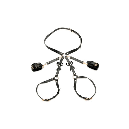 BONDAGE HARNESS W/BOWS - M/L